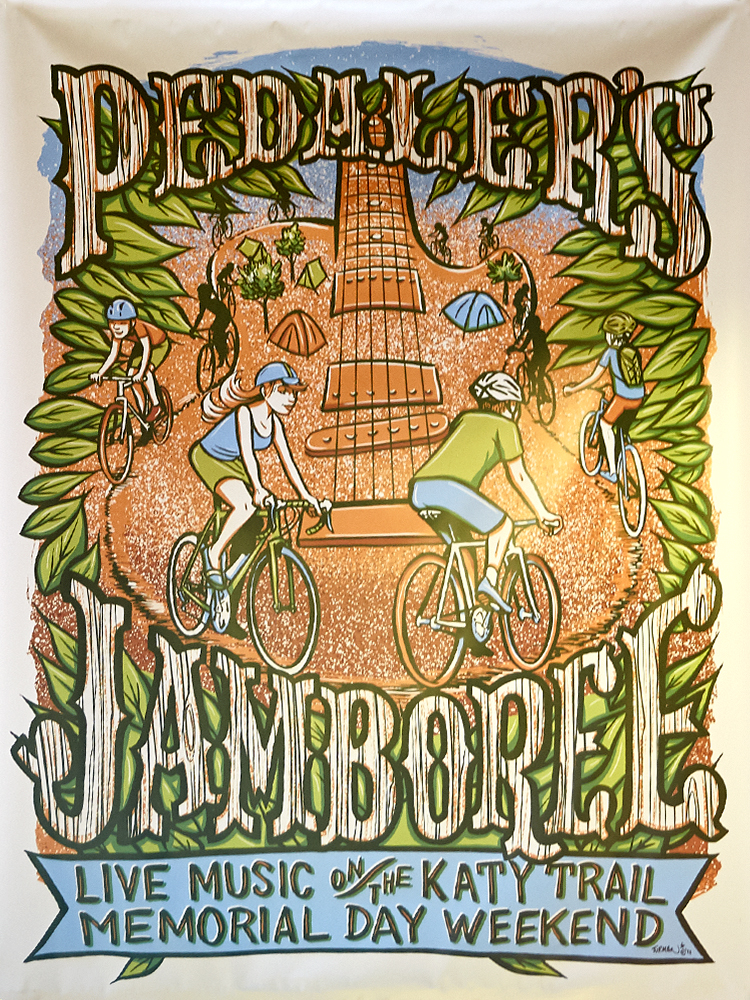 Pedaler’s Jamboree is a fun annual ride that starts downtown on the MKT Trail
